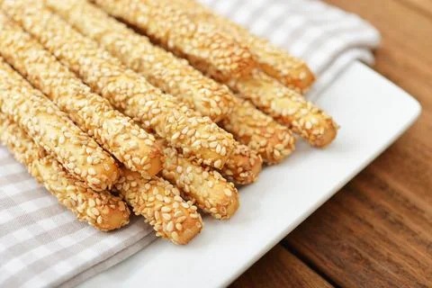 Bread sticks Stock Photos