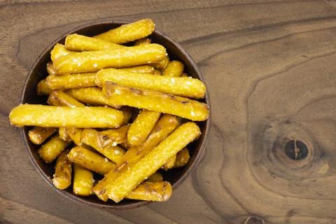 Bread sticks on white background Stock Photos