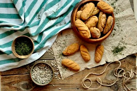 Bread Still Life Stock Photos