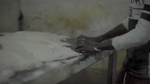 Bread in Sudan 库存影片 247580690