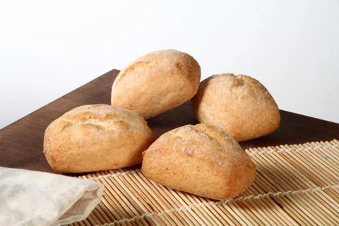 Bread on on the table Stock Photos
