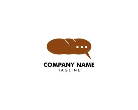 Bread Talk Logo Template Design Vector Illustration イラスト素材