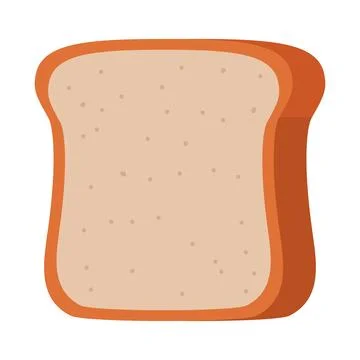 Bread toast design Stock Illustration