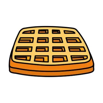 Bread toast isolated icon Stock Illustration