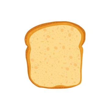 Bread toast vector illustration isolated on white background 스톡 일러스트