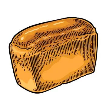Bread. Vector black hand drawn vintage engraving Stock Illustration