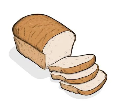 Bread Vector Illustration Stock Illustration
