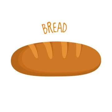 Bread vector illustration isolated Stock Illustration