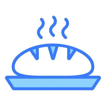 Bread vector Line Icon. Simple Creative vector Line Icon Stock Illustration