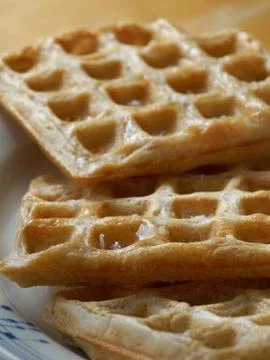 Bread waffle Stock Photos