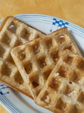Bread waffle Stock Photos
