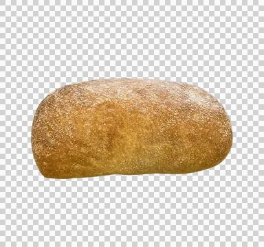 Bread on white-01 Stock Photos