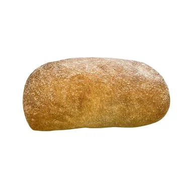 Bread on white-01 Stock Photos