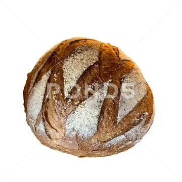 Bread on white background 01 PSD 템플릿