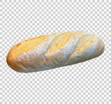 Bread on white background-10 Stock Photos