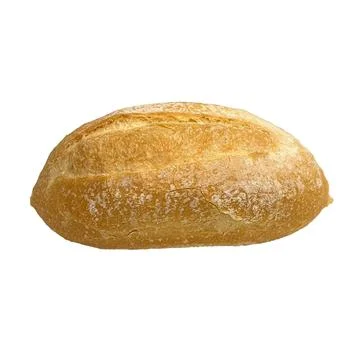 Bread on white background -3 Fotos Stock