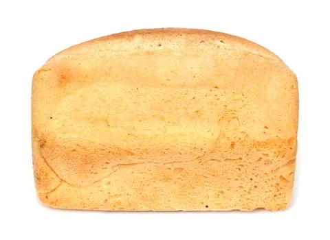 Bread on a white background Stock Photos