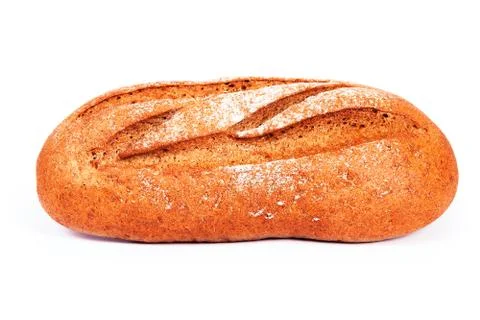 Bread on a white background 스톡 사진