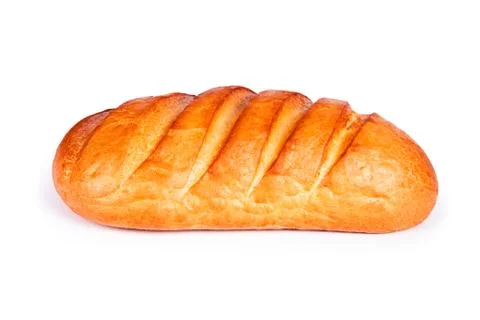 Bread on a white background Foto stock
