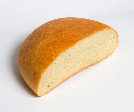 Bread on a white background 스톡 사진
