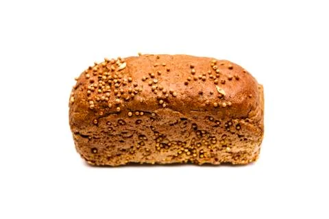 Bread on a white background Stock Photos