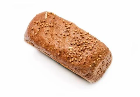 Bread on a white background Foto stock