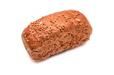 Bread on a white background Stock Photos