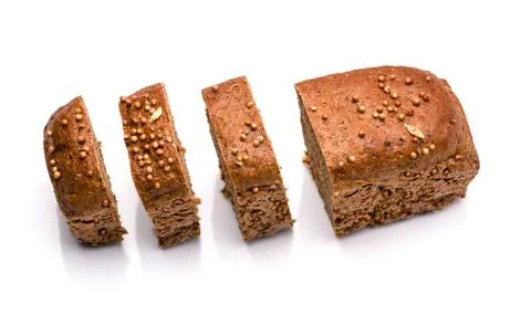 Bread on a white background Foto stock