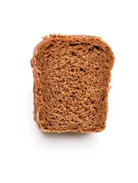Bread on a white background Stock Photos
