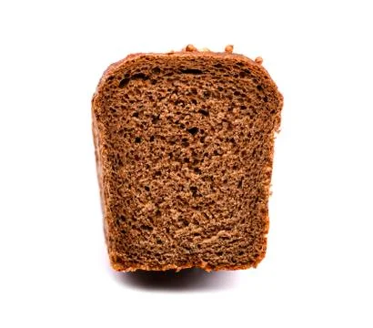 Bread on a white background Stock Photos