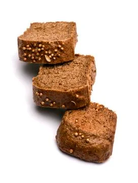 Bread on a white background Foto stock