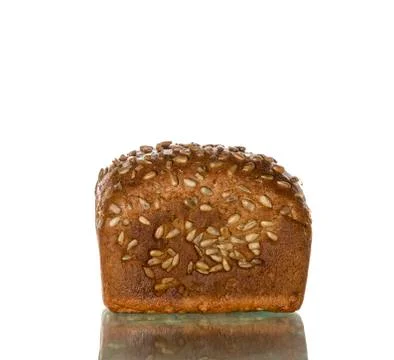 Bread on a white background Foto stock