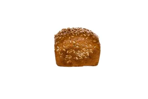 Bread on a white background Stock Photos