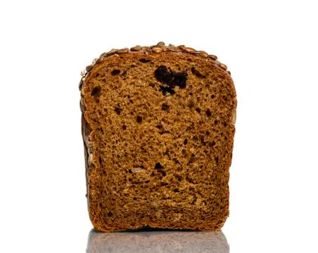 Bread on a white background Stock Photos