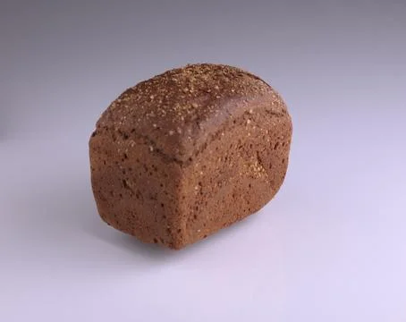 Bread on a white background Stock Photos