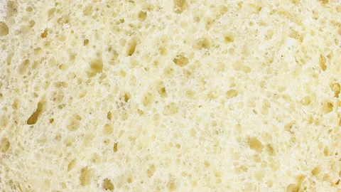 Bread white cut, macro pore structure Stock Footage 209559998