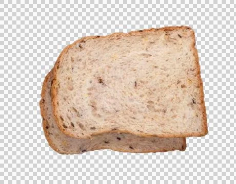 Bread on a white isolate background Stock Photos