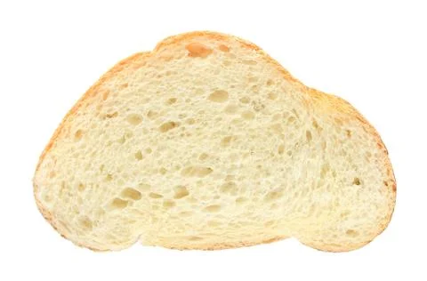 Bread white slice cut  isolated Stock-Fotos
