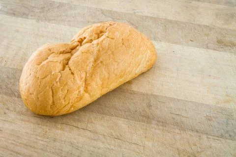 Bread on a wood table Stock Photos