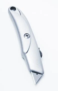 Breadboard knife on white background Stock Photos