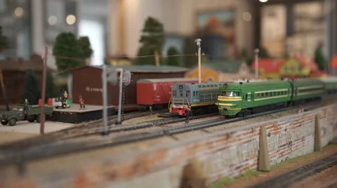 Breadboard model of the railway Видео 57322252