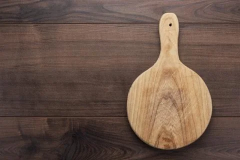 Breadboard on table Stock Photos