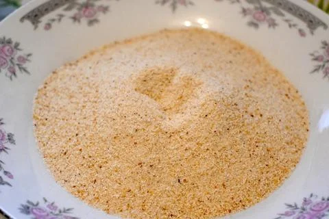 Breadcrumbs in a bowl Stock Photos
