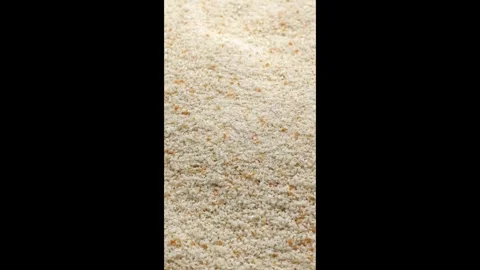Breadcrumbs, crushed dried bread Stock Footage 323297467