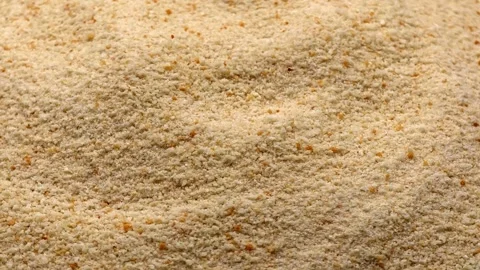 Breadcrumbs, crushed dried bread Stock Footage 323297875
