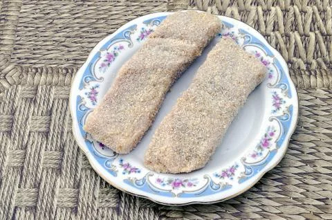 Breaded carp Stock Photos