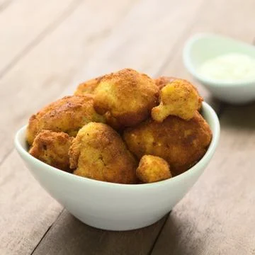 Breaded cauliflower Stock Photos