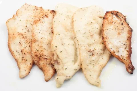 Breaded chicken Foto stock