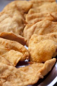 Breaded meat Foto stock