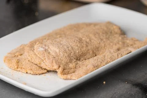 Breaded meat Stock Photos